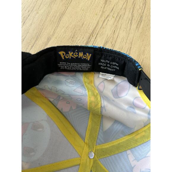 Pokemon Hat 2016 Wrap Around Graphics Snapback Youth Size Baseball Cap One Size - Picture 7 of 11